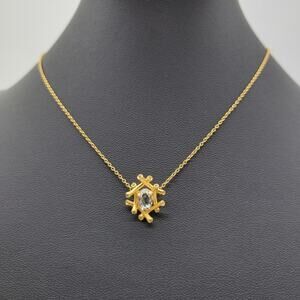 White Topaz and diamond Pendant necklace by Kesi Jewels, New wi…